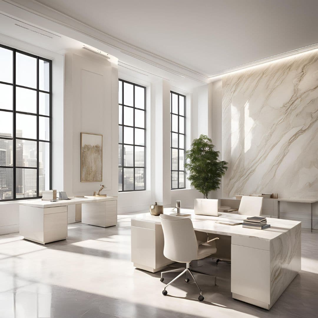 คลาสสิก โชว์ผิวของเฟอร์นิเจอร์ ห้องทำงาน