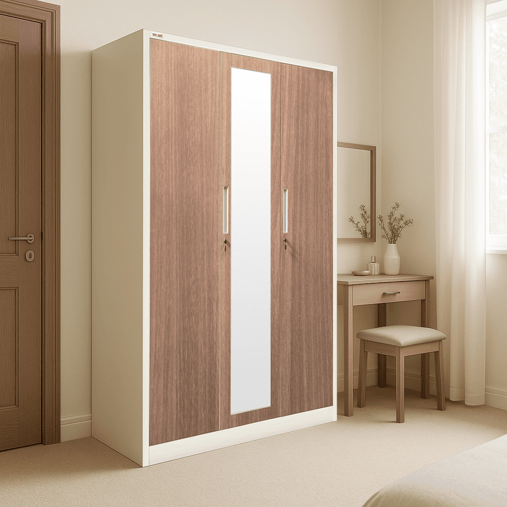 ตู้เสื้อผ้าบานเปิด 3 ประตู รุ่น วู้ดดี้