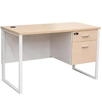 โต๊ะทำงานขาเหล็ก กุญแจล๊อกรหัส Thaiofficepro