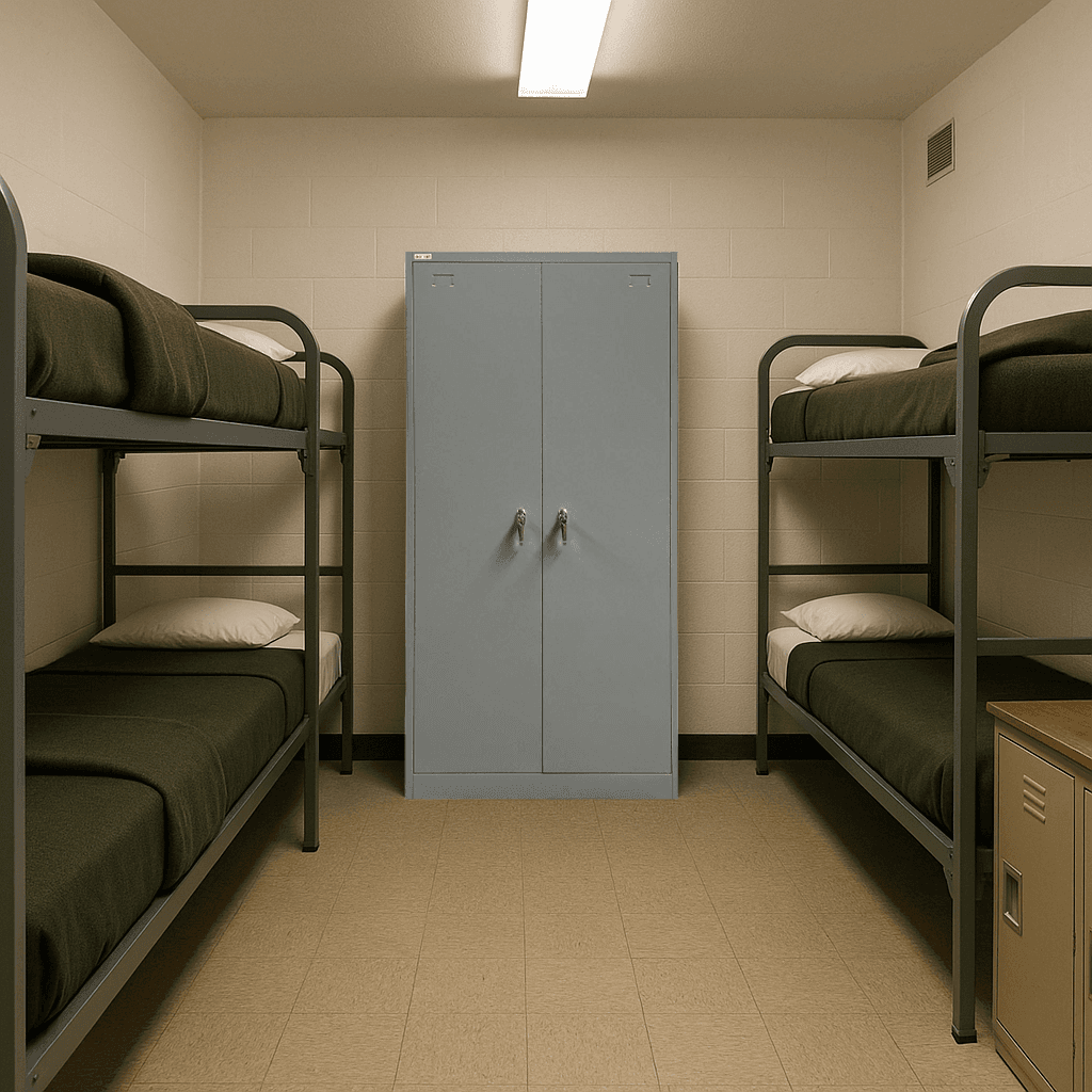 ตู้เสื้อผ้าบานเปิด สเปคราชการ รุ่น T-GOV