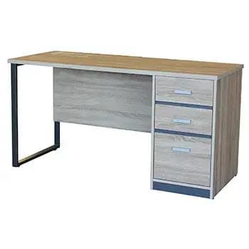 โต๊ะทำงาน 3 ลิ้นชัก เมลามีน ,โต๊ะทำงานราคาถูก ,โต๊ะทำงาน