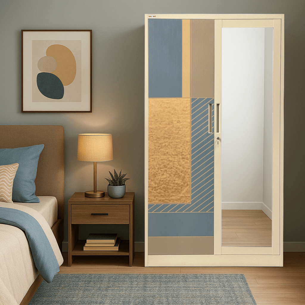 ตู้เสื้อผ้าบานเปิด 2 ประตู รุ่น แพทเทิร์น